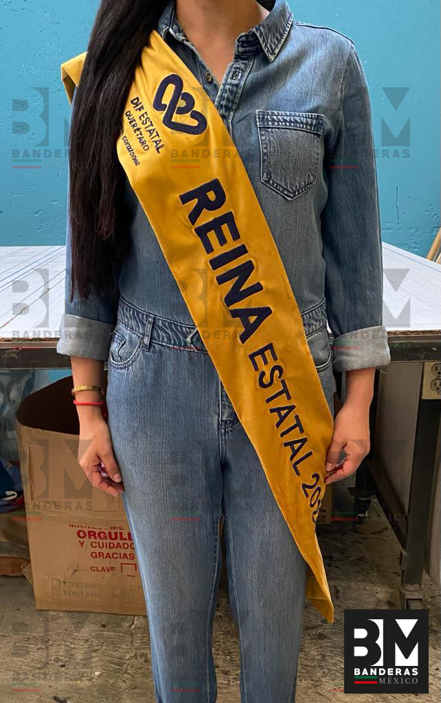 Banda personalizada para reina