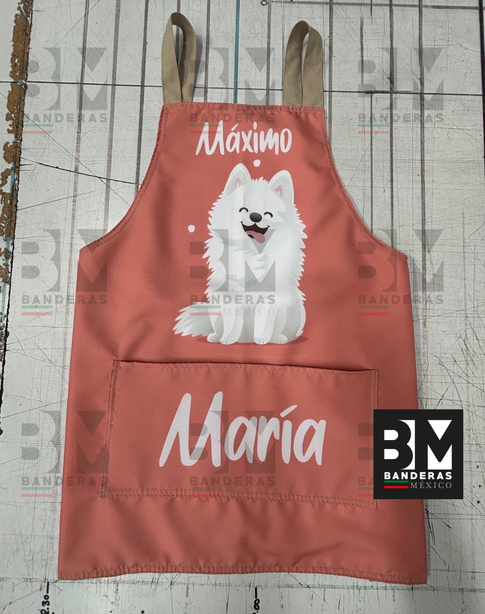Mandil sublimado personalizado